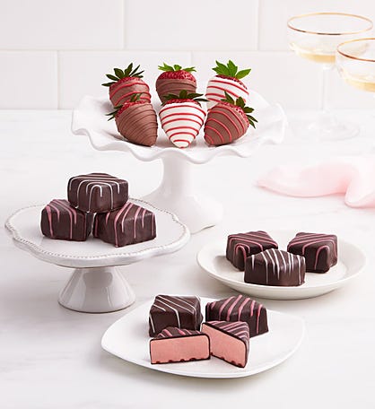 Strawberry Cheesecake Bites with Love and Romance Berries 